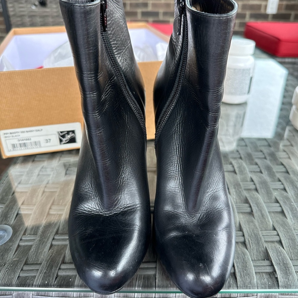 Christian louboutin booties. Good condition with box and dust bag